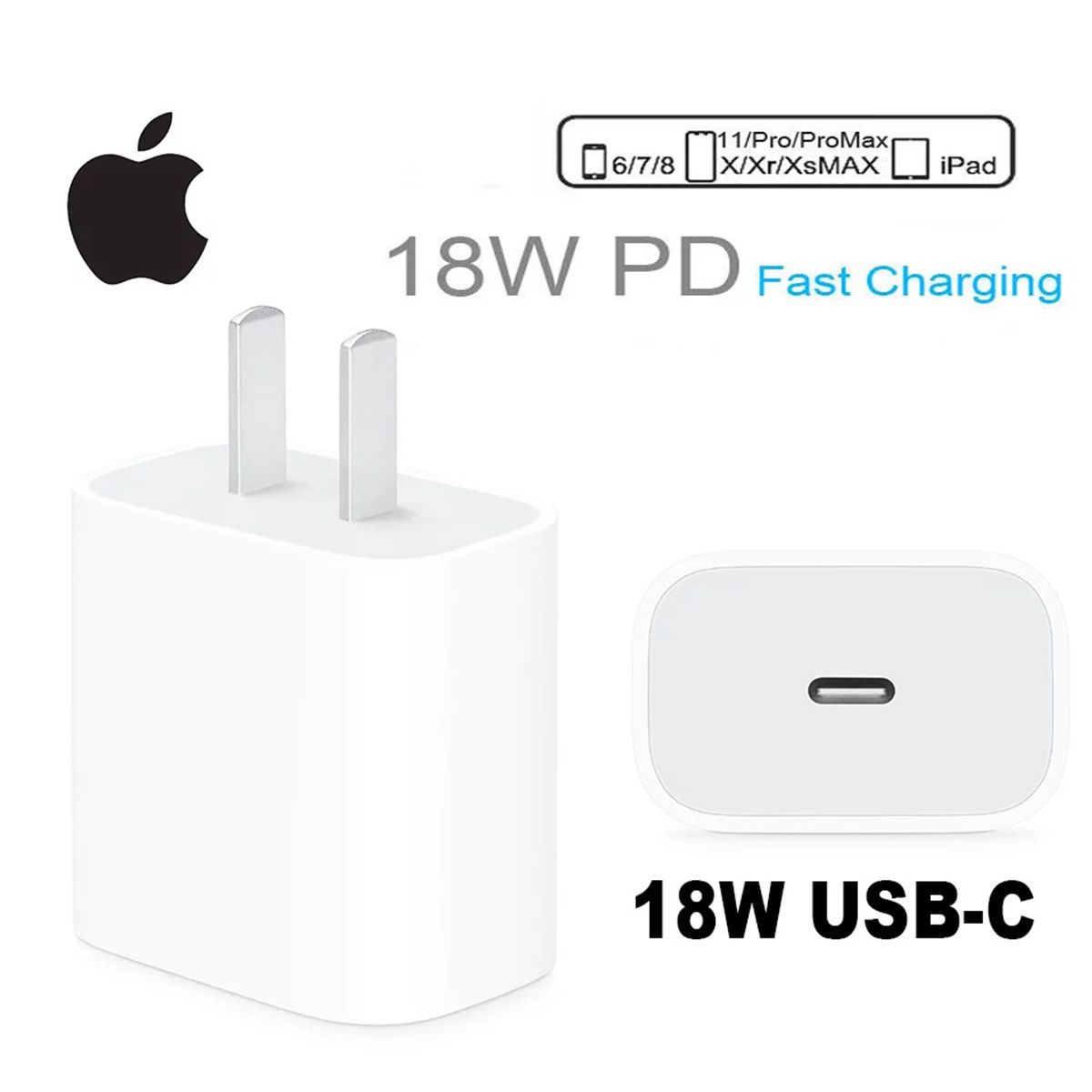 18W USB-C Power Adapter – Quick Charging  - Original Product Imported From China