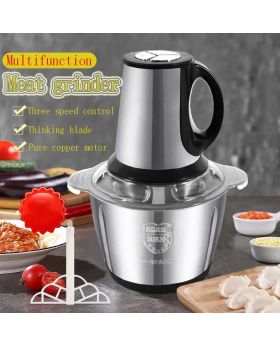 Multi Functional Quick Food Chopper Vegetable Chopper Meat Grinder with 2L Stain Steel Bowl