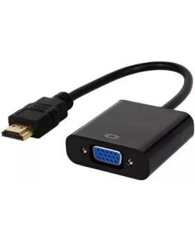 HDMI to VGA HD Conversion Cable with VGA and Audio Support HDMI Male to VGA 15P Female
