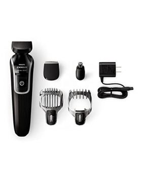 Philips Norelco Multigroom 3100 with 5 attachments and skin-friendly blades, QG3330/49