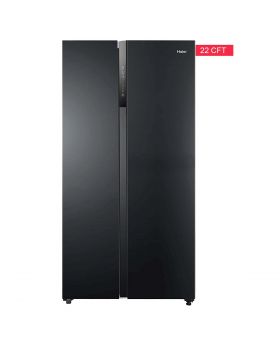 Haier Side by Side Inverter Refrigerator HRF-622IBG (Glass Door)   - 22 CFT