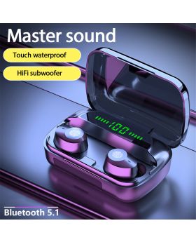 M5 TWS Bluetooth 5.1 Touch Wireless Earphone With Noise Reduction/CVC8.0 Lossless Noise Reduction And IPX6 Waterproof Built In Micphone