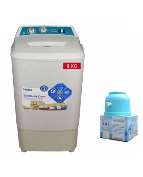 Haier Single Tub Washing Machine HWM-8050 + Target Water Dispenser