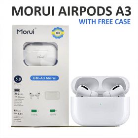 Morui A3 Wireless Earbuds with Free Case