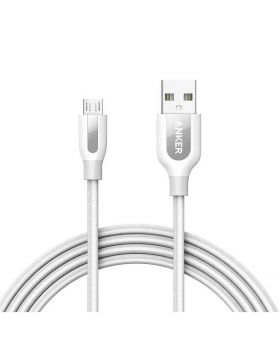 Anker PowerLine + Micro Cable 6ft – White