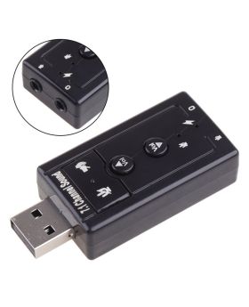 VIRTUAL 7.1 CHANNEL EXTERNAL USB AUDIO ADAPTER SOUND CARD