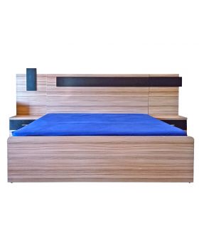 Black Panel Bed Set