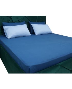 Blue-045 Bed Sheet Set