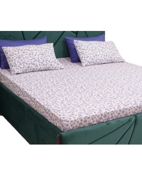 White-032 Bed Sheet Set