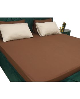 Brown-008 Bed Sheet Set