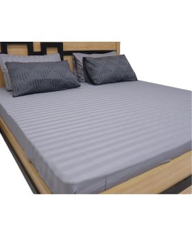 Gray-019 Bed Sheet Set
