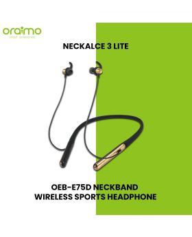 Original Oraimo OEB-E75D Necklace 3 Lite Neckband Wireless Headphones Waterproof In-ear Sports Gaming Headset Magnetic Earbuds