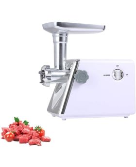 Electric Meat Grinder, Stainless Steel Meat Mincer, Different Cutting Plates, Home & Commercial Use