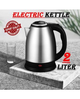 Export Quality 2L Electric Kettle Stainless Steel 220V Electric Water Kettles 1500W Power 360 Degree Rotating Base Kettle