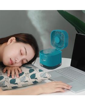 New Home Spray Humidifying Rechargeable Mini Fan Table Water Mist Fan/Desktop Spray Fan/Rechargeable Fan
