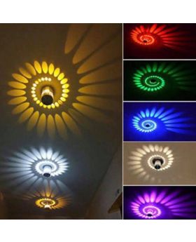 Fancy Ceiling Spiral LED Light 3W with Remote Control