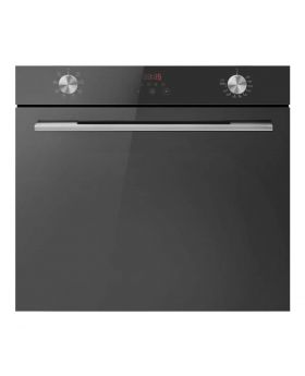 Crown B4-FGE23E3TIX Built-In Oven 73 Liters Digital Gas & Electric – Black & Silver