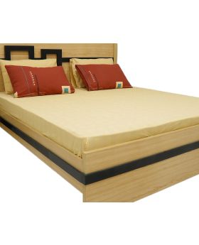 Golden-022 Bed Sheet Set