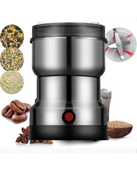 Electric Coffee Bean Grinder Grinding Milling Bean Nut Spice Grinder Matte Stainless Blender