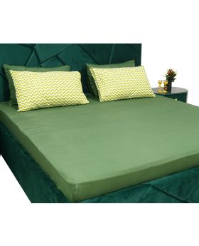 Green-012 Bed Sheet Set