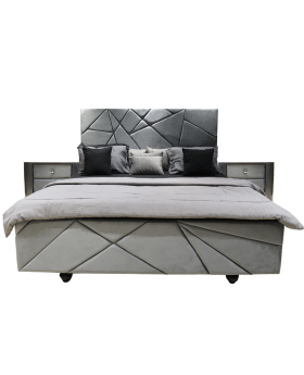 Sitara Bed Set-Gray