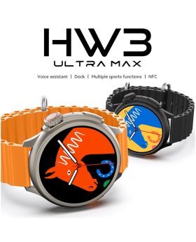 HW3 Ultra Max 1.52 " Screen Smartwatch For Man Sports Woman Fitness Original Watches For Ios Android Phone Call Smartwatch