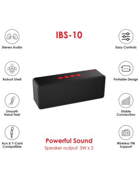 Itel IBS-10 Bluetooth Speaker With 6 Hours Battery Life, 10W Output