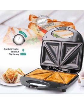 Imported Sandwich Maker with Non-Stick Plates, Electric Sandwich Maker - 2 Slice Sandwich Maker