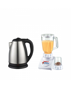 National Exclusive Electric Kettle + National Romex Blender 2 In 1