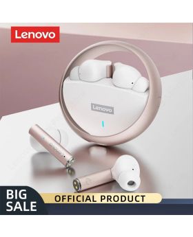 Lenovo LP60 Bluetooth Headphones TWS Wireless Gaming Earphones Rotatable Metal Cavity Ring Headset HiFi Stereo Sound Low Latency