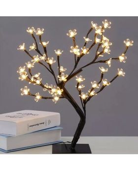 Light Up Flower Branch Tree Lamp With Floor Stand