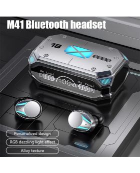 M41 TWS Wireless Headphones Bluetooth Earphones Touch Control Noise Reduction Stereo Waterproof Headsets Earbuds With Microphone
