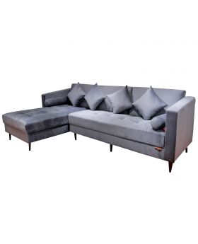 Metallic L Shape Sofa