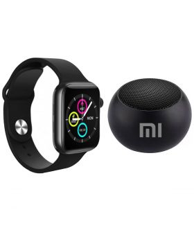 T500 Plus Pro Smart Watch IOS Android + MI Mini Speaker wireless Bluetooth Speaker TWS