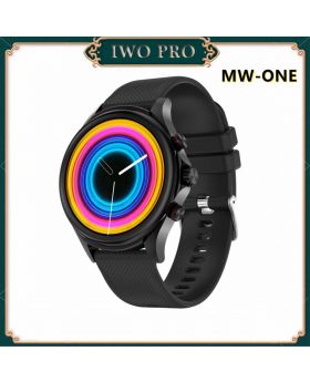 MW-ONE Smart Watch 1.28 inch Smartwatch Fitness Running Watch Bluetooth Pedometer Sleep Tracker Heart Rate Monitor Compatible with Android iOS Men Women Long Standby Call Reminder Anti-lost IP 67 