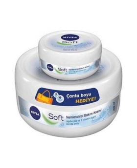 NIVEA Soft Refreshing & Moisturizing Cream Jar 200ML + 50ML Gift Pack