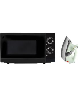 Enviro Microwave Oven 20Ltr M120XM1-BL + National Deluxe Automatic Iron