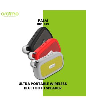 Oraimo Palm Powerful Bass Ultra Portable Design IP67 Water proof Portable Wireless Speaker OBS-04S 