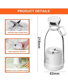 Mini Portable Blender USB Travel Juice Fruit Juice Convenient and Easy to Use and Wash Various Random Colors