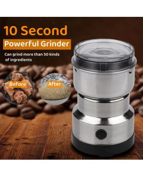 Multifunctional Electric Coffee Grinder Stainless Steel Powerful Machine Nuts Beans Spices Grains Grinder for Kitchen