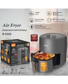 RAF Multifunction Air Fryer 1500W Strong Power 6L Large Capacity Household Electric Air Fryer