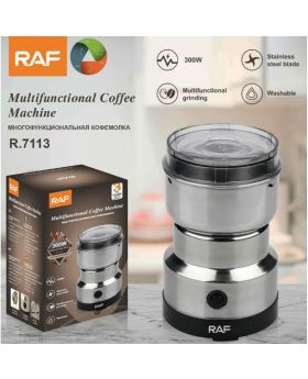 RAF R-7113 4 Blades Electric Coffee and Spices / Masala Grinder Heavy Duty Home Use Mini Coffee Machine