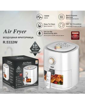 RAF Household Electric Air Fryer 6L 1500W Strong Power Multifunction Air Fryer Mini Oven