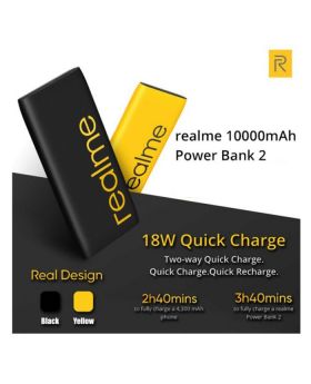 Realme PowerBank 10000mAH with Two way 18W Fast Charging