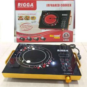 RIGGA FR-613 Electric Ceramic Infrared Cooker Stove Hot Plate Full Touch Screen