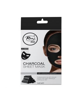 Rivaj UK Charcoal Sheet Mask 3 x 25ml