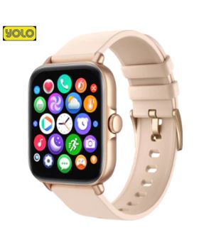 YOLO Watch Pro Bluetooth Calling Smart Watch 1.7” HD Display Built-in Speaker and Microphone Music Playback SpO2 Monitor Heart Rate Sensor Smart Battery Life