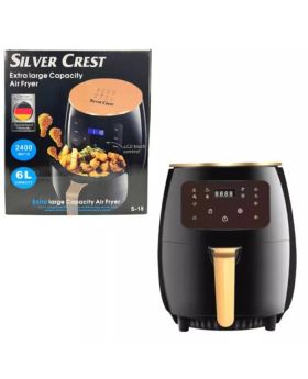 Extra Large Air Fryer For Cooking, Frying, Baking| Touch Temperature Control System| 6 Litres Capacity|