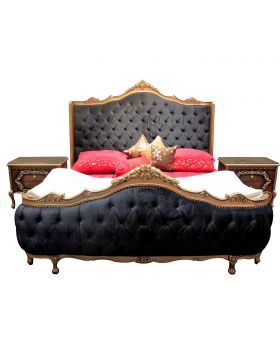 Sultanat Black Bed Set