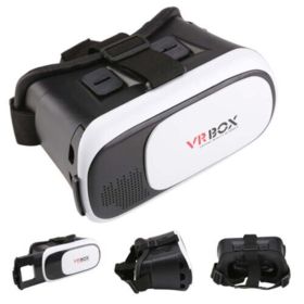 VR Box Virtual Reality 3D Glasses with Remote - Black & White